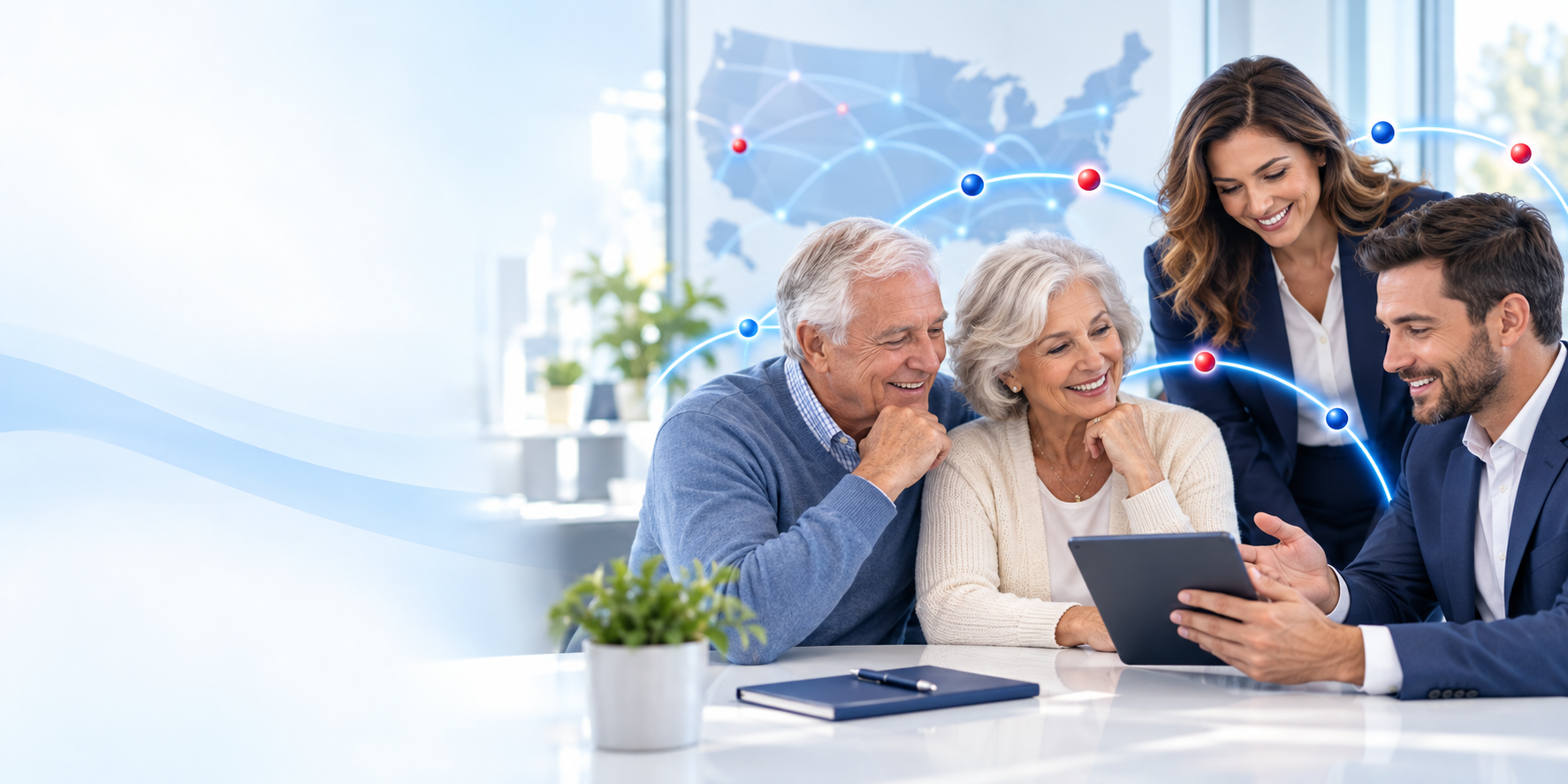 Referral partners working with Nationwide Equities to assist senior homeowners.